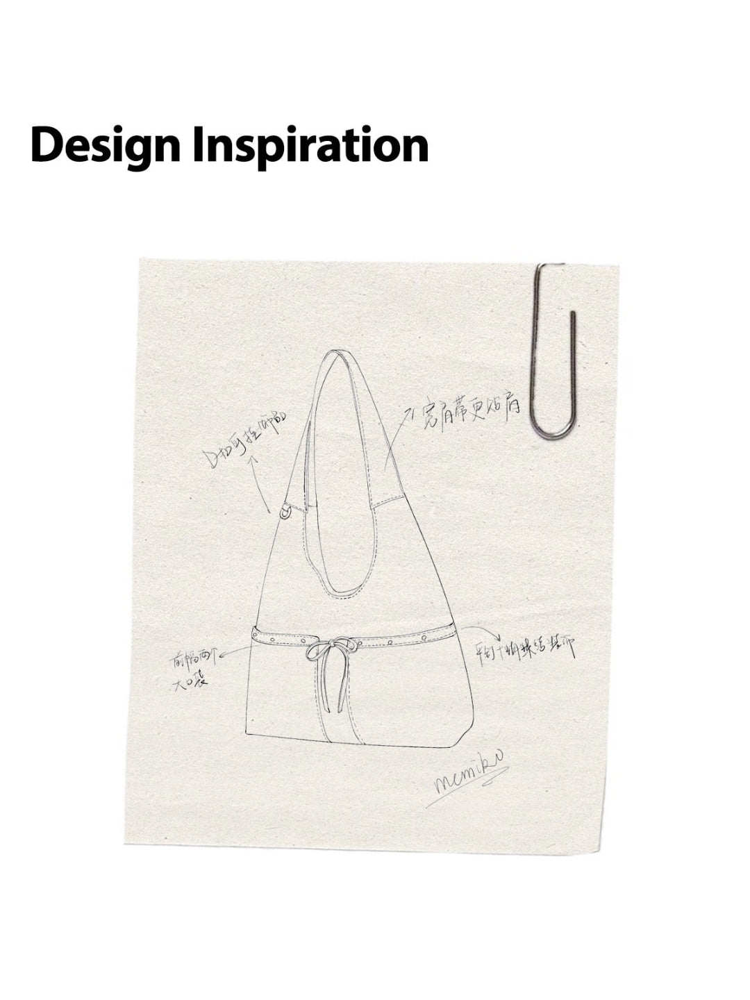 Cloud Ribbon Ballet Hobo Tote