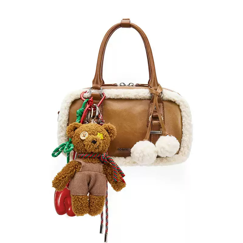 Cloudy Boston Lambswool & Leather Duo