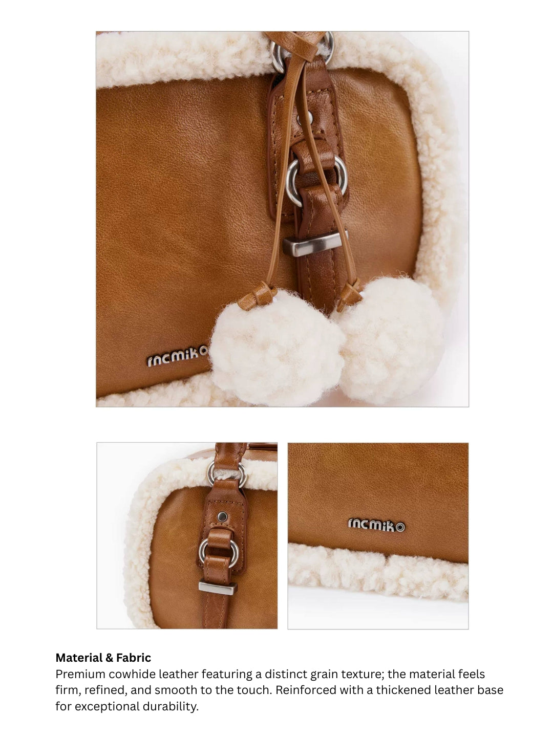 Cloudy Boston Lambswool & Leather Duo