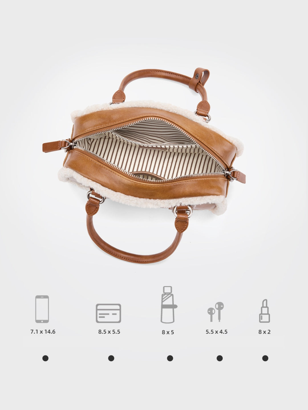 Cloudy Boston Lambswool & Leather Duo