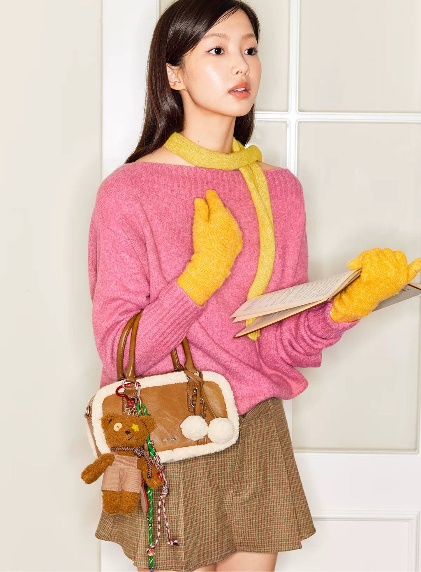 Cloudy Boston Lambswool & Leather Duo