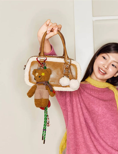 Cloudy Boston Lambswool & Leather Duo