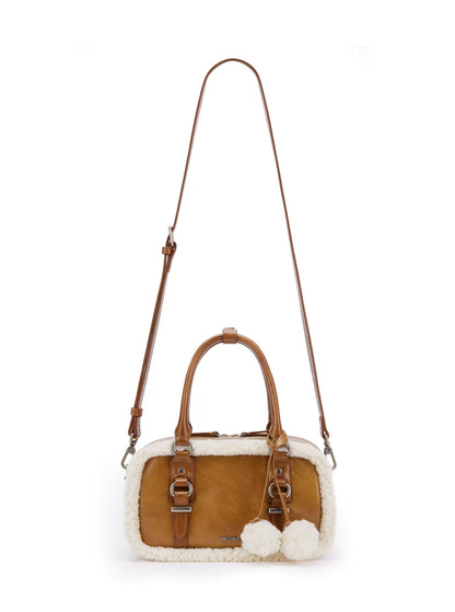 Cloudy Boston Lambswool & Leather Duo