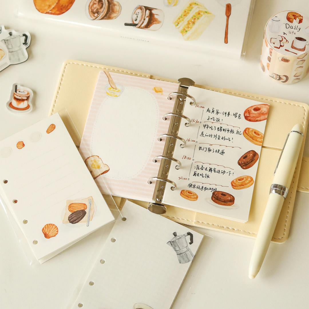 Coffee Bread M5/A7/A6 Notebook Refill Pages