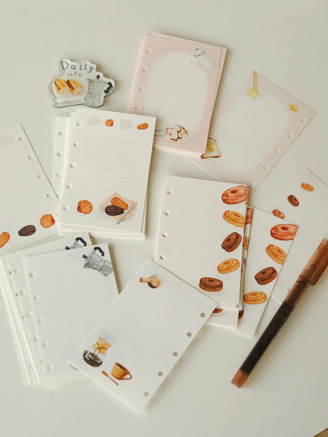 Coffee Bread M5/A7/A6 Notebook Refill Pages
