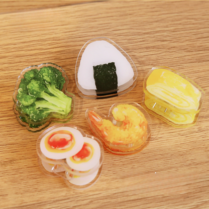 Bento Rice Ball Message Clips, 4PCS