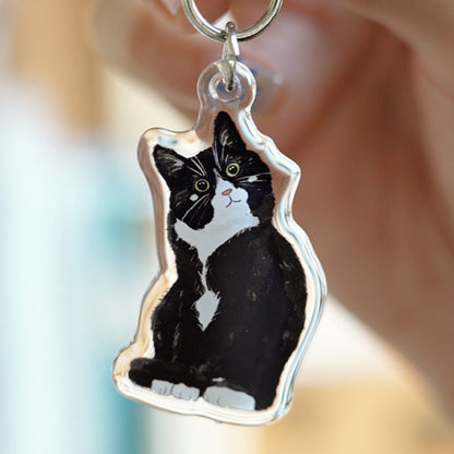 Purrfect Cat Keychains – Original Acrylic Charms