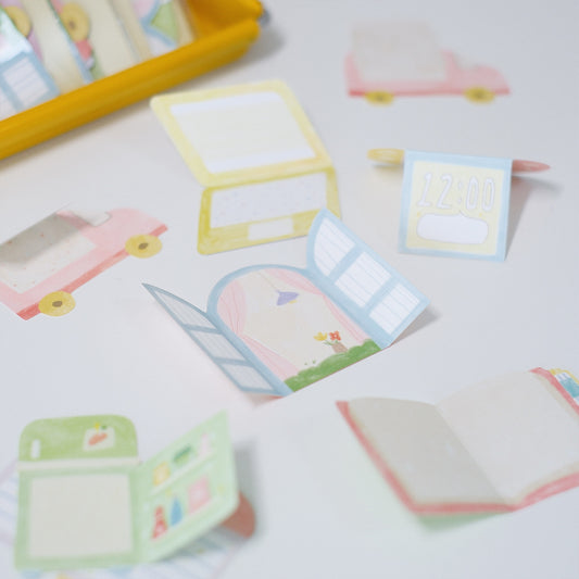 Cozy House Aesthetic Memo Pad Set