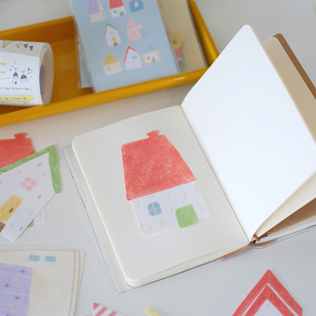 Cozy House Aesthetic Memo Pad Set
