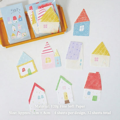 Cozy House Aesthetic Memo Pad Set