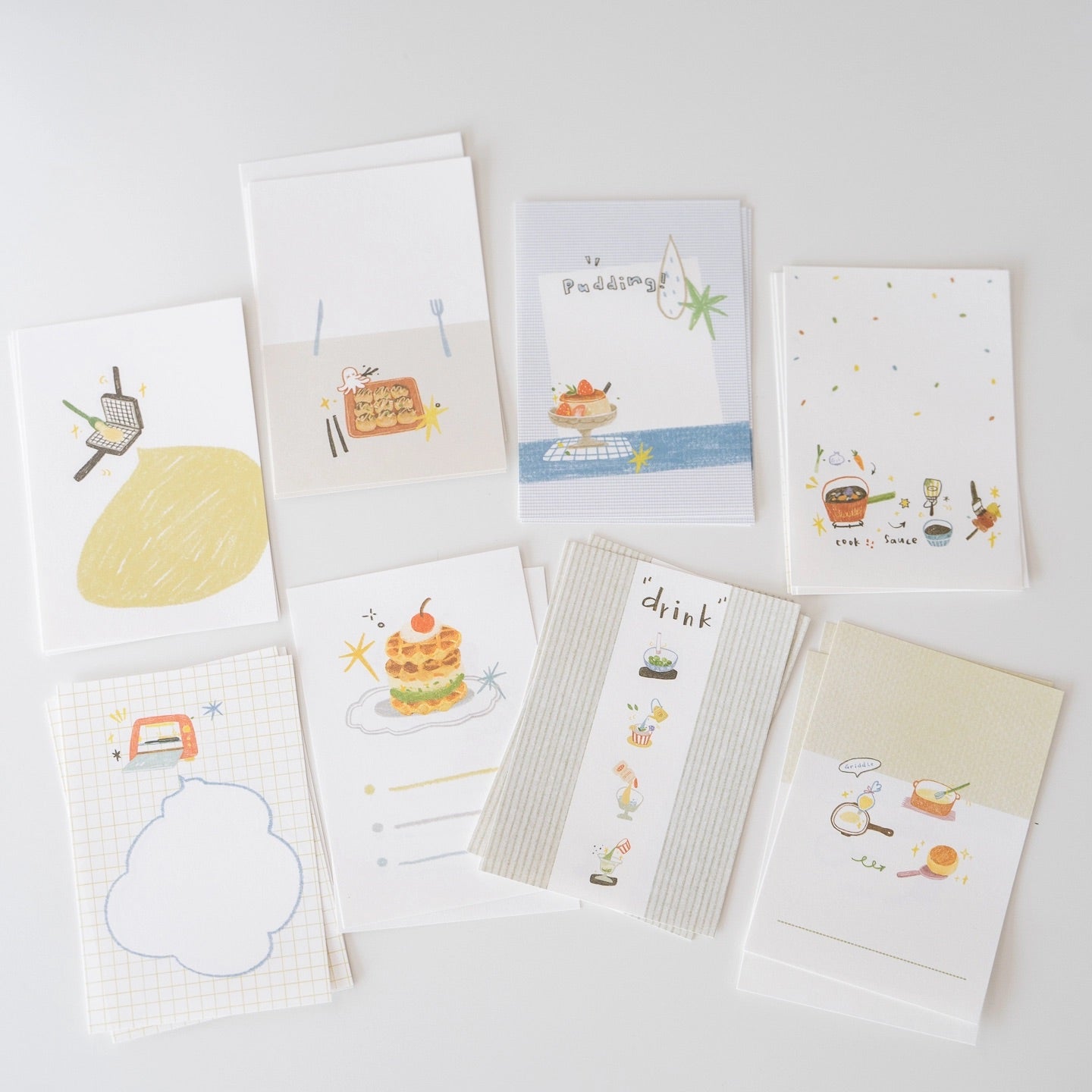 Leisure & Recipe Memo Pad Set