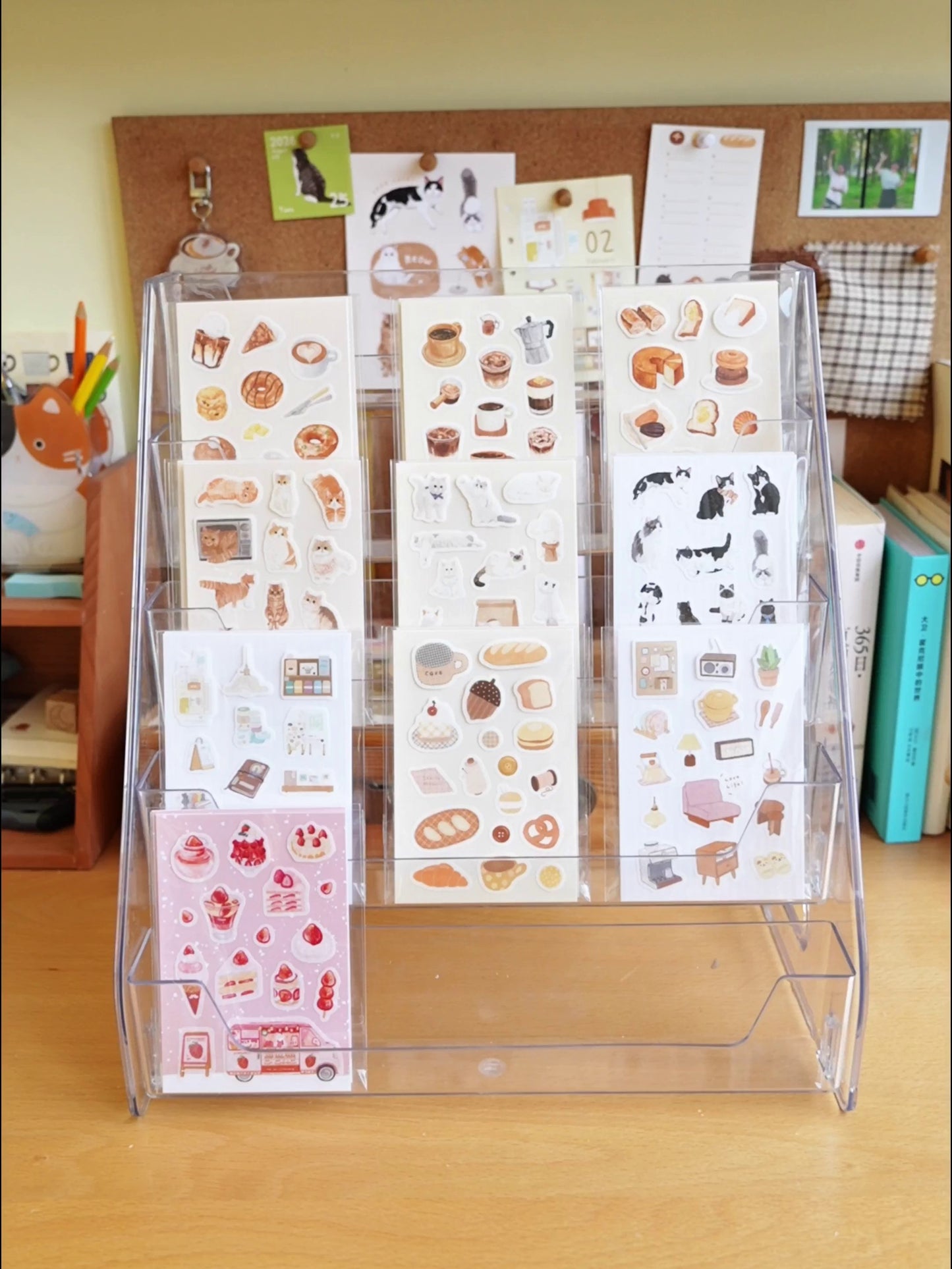 Cozy Moments Illustrated Washi Sticker Set