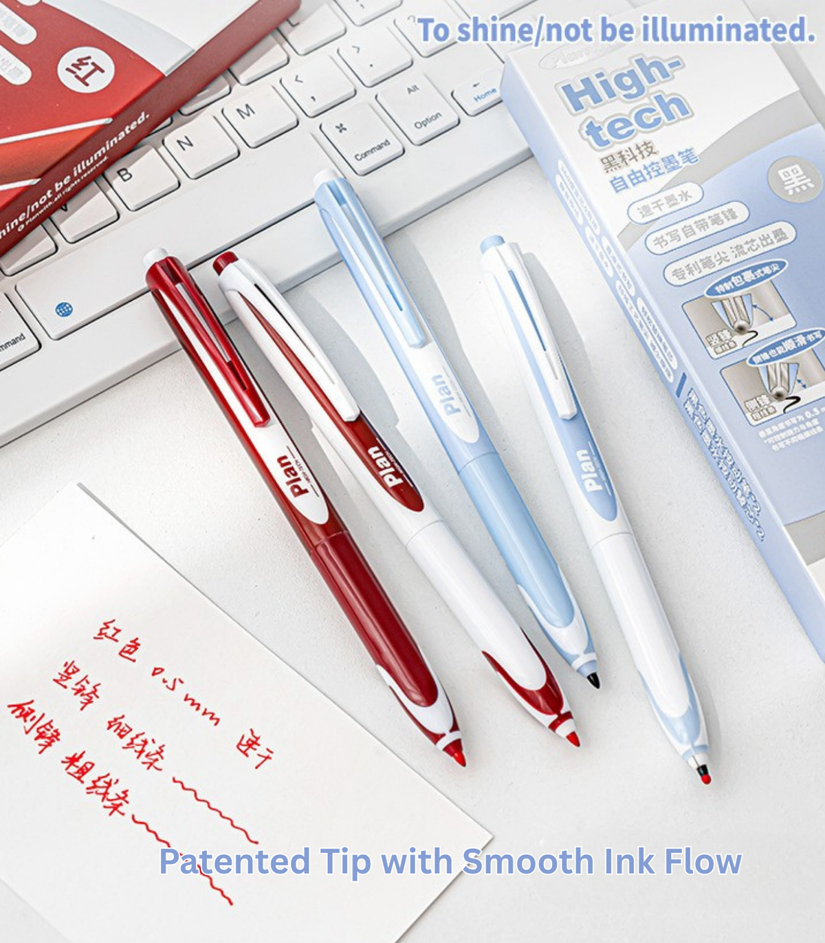High Tech Ink High-Tech Adjustable Ink Flow Pen Set – 0.5mm - ChicChoi