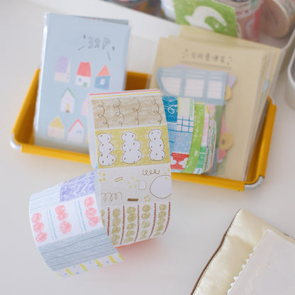 Crayon Chronicles Premium Die-cut Washi Tape