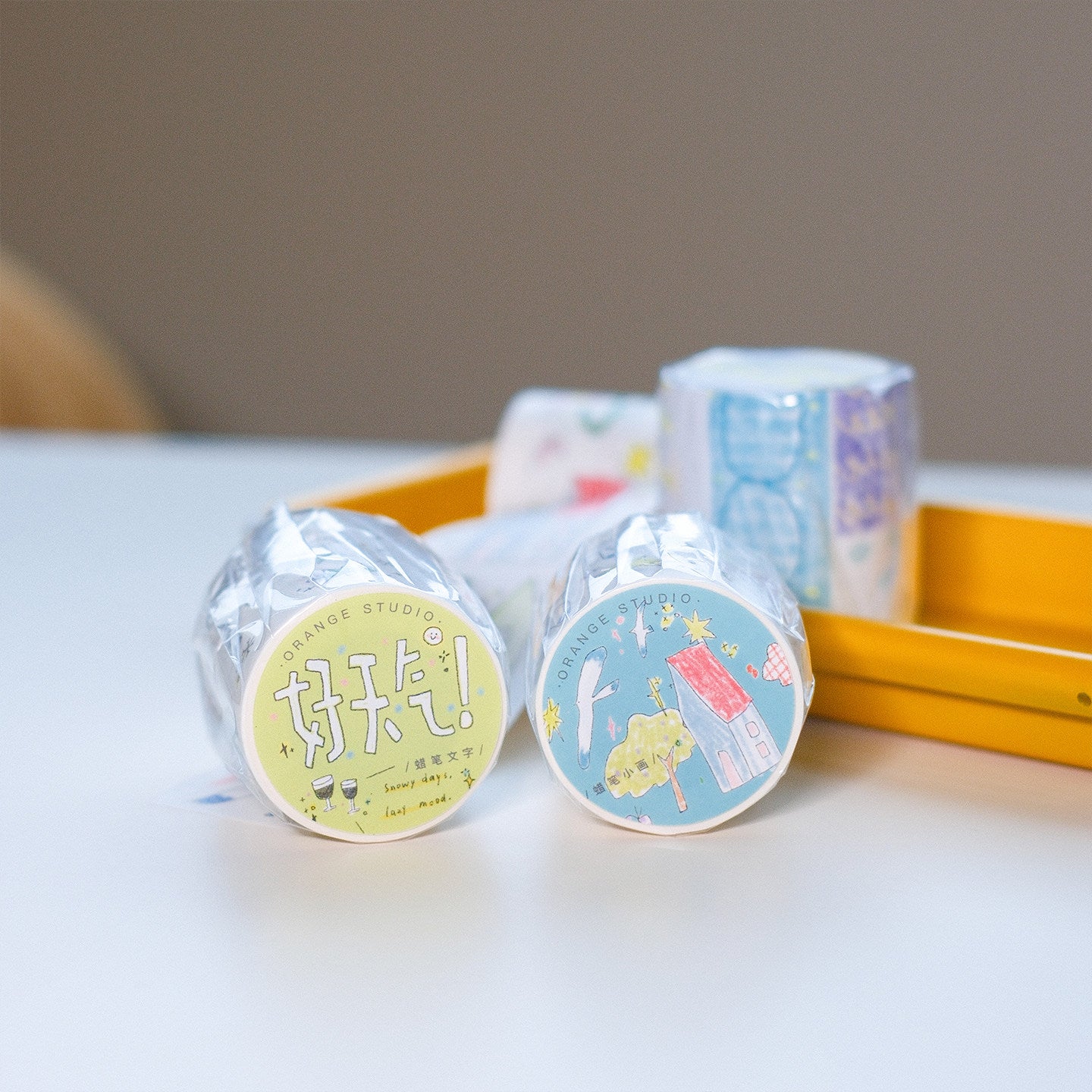 Crayon Chronicles Premium Die-cut Washi Tape