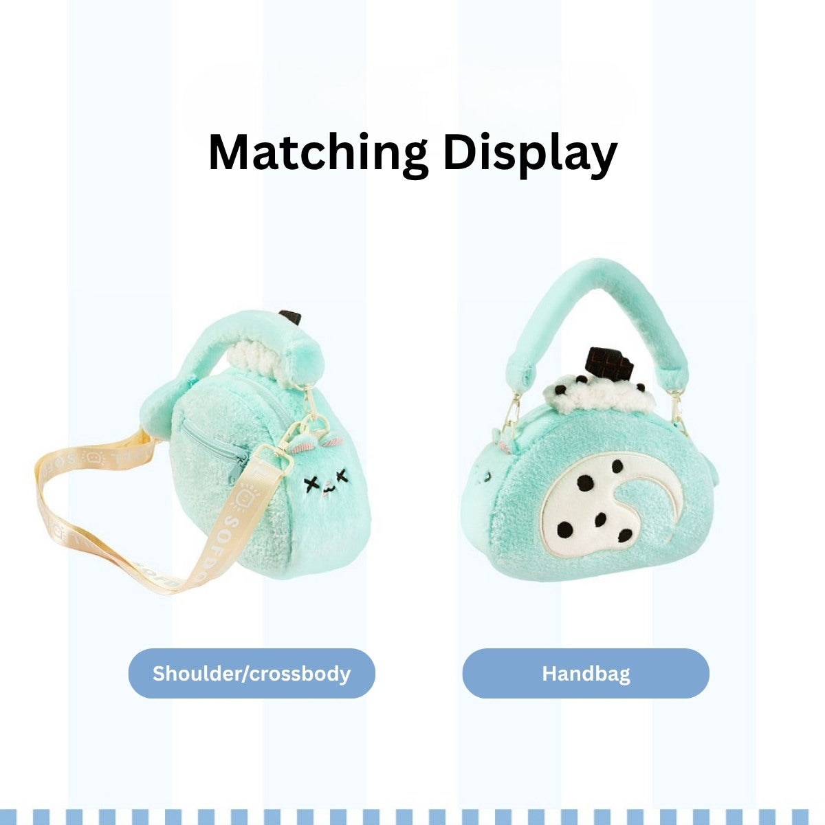 Original Plush Creamy Kitty Cake Rolls Handbag