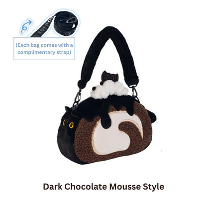 Original Plush Creamy Kitty Cake Rolls Handbag