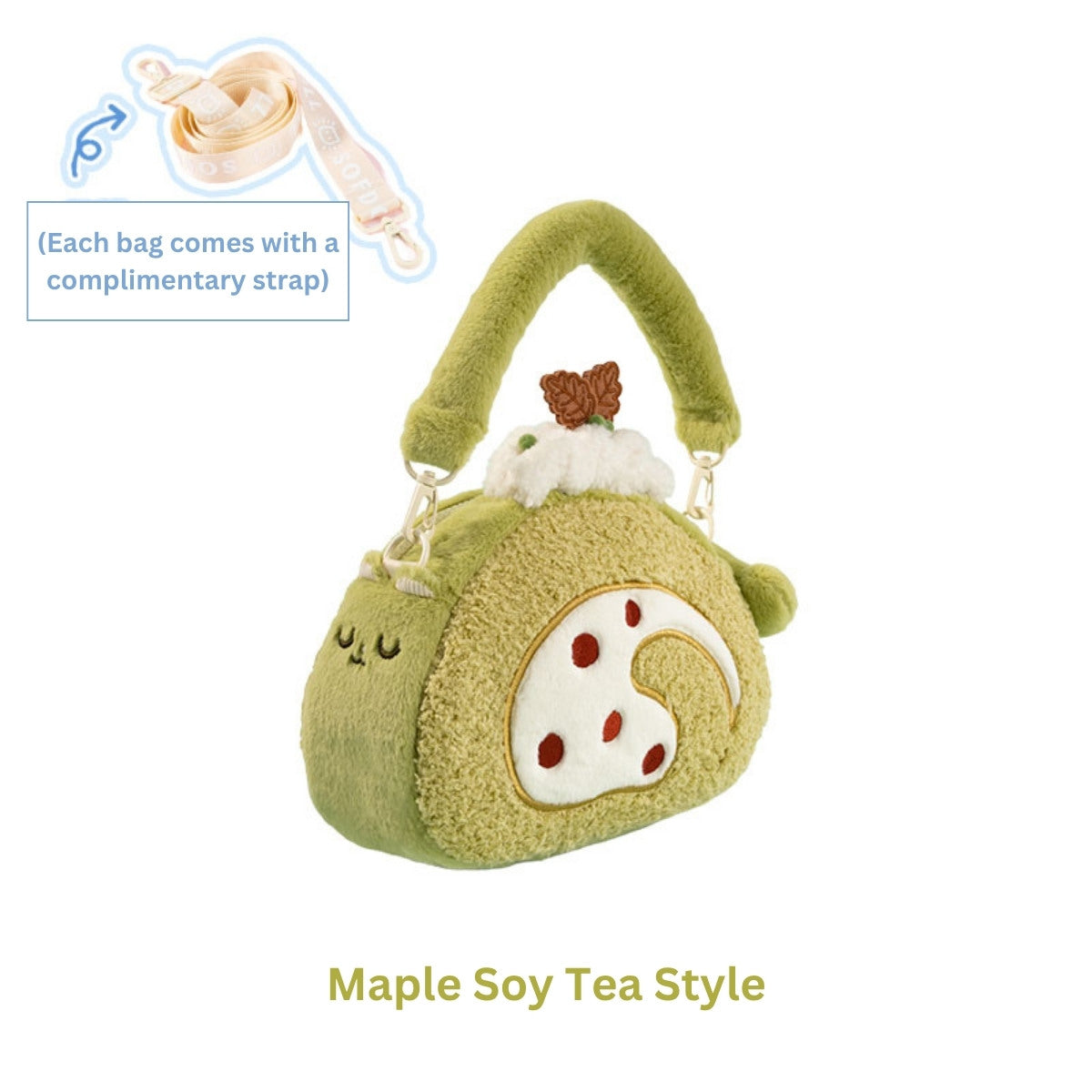 Original Plush Creamy Kitty Cake Rolls Handbag