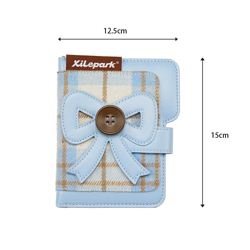 Cute Bow Magnetic Travel Passport Holder