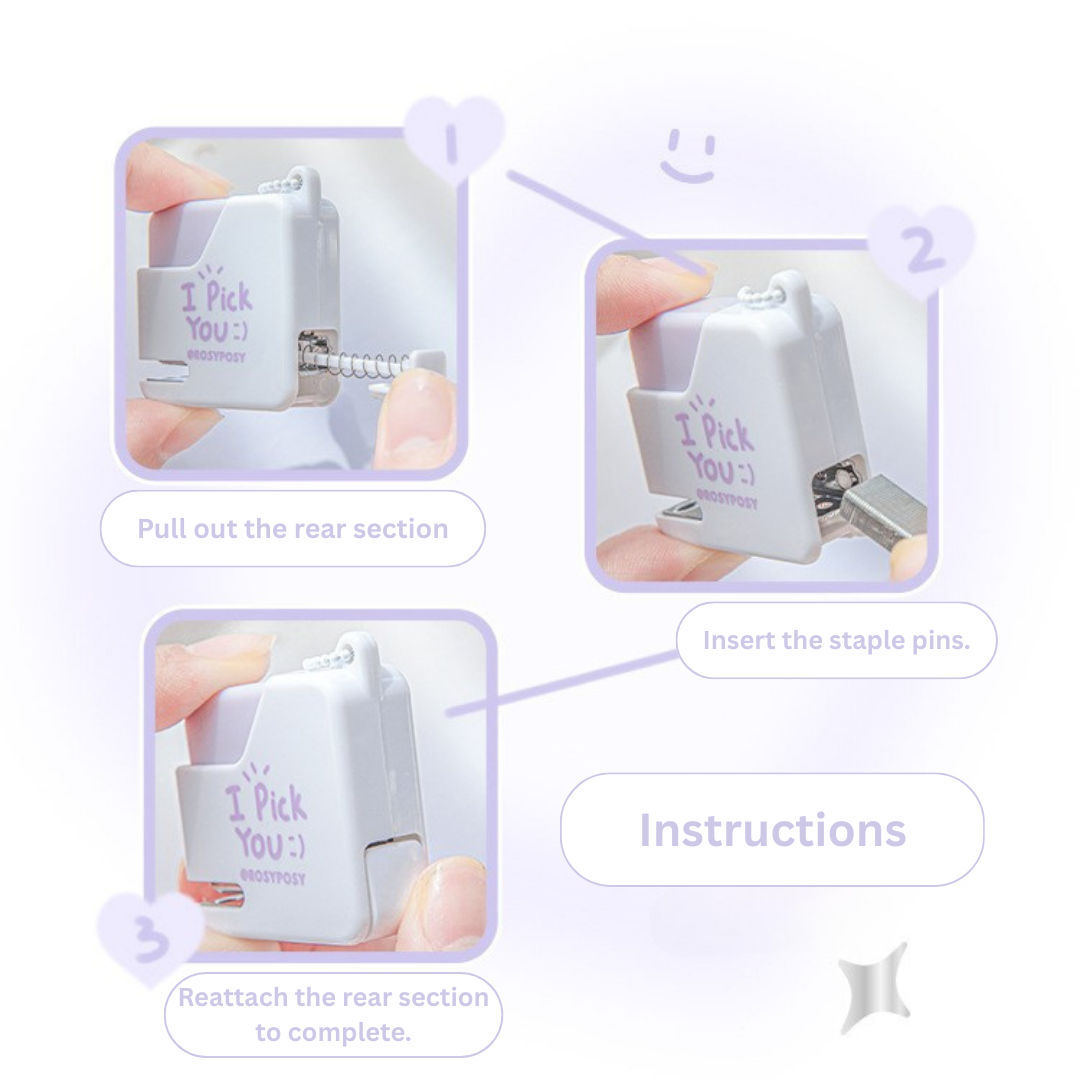 Sugar Cube Mini Stapler