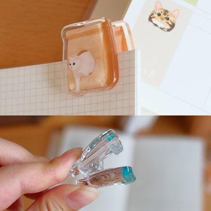 Kitty Pocket Clips – Acrylic Memo & Planner Clips