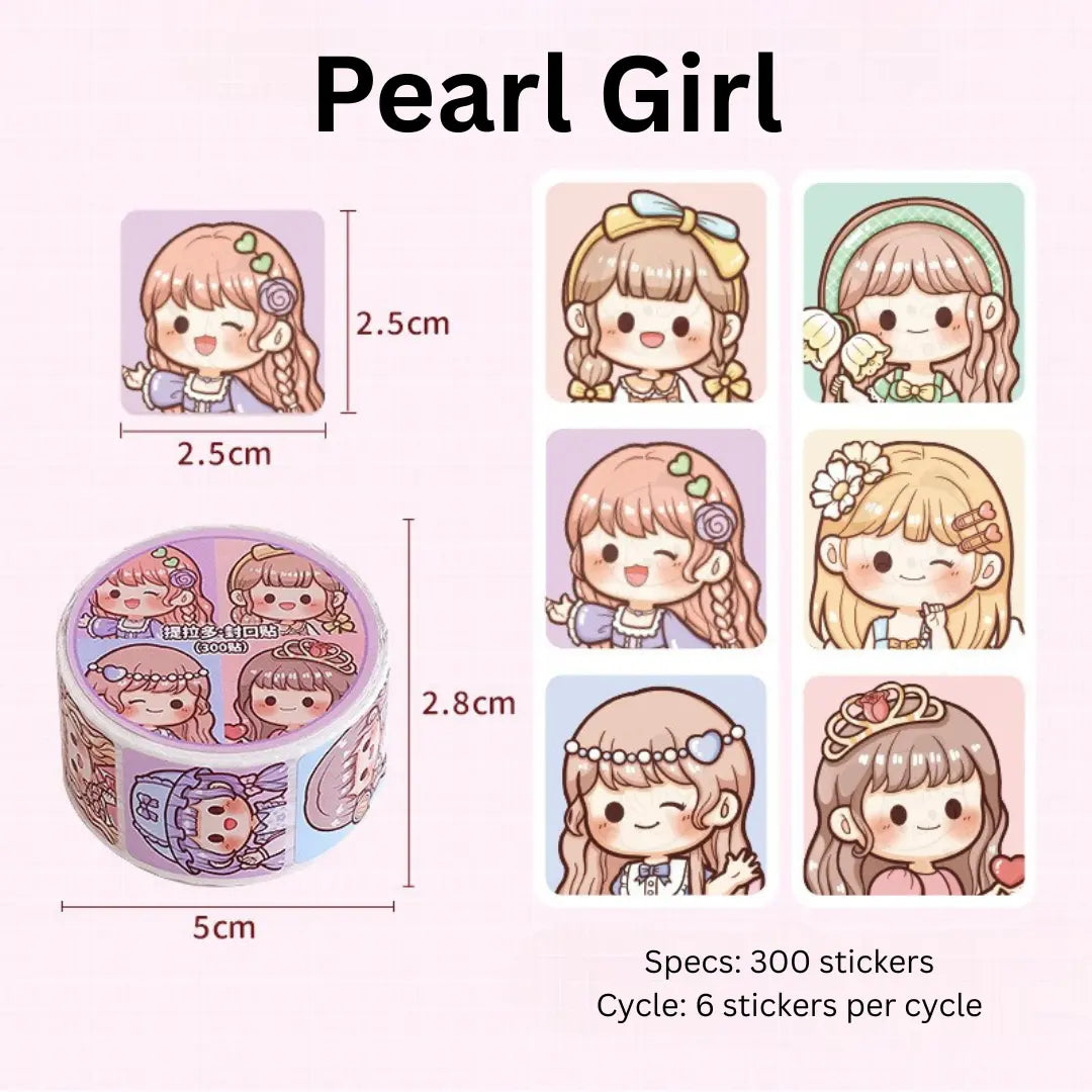 Cutie Avatars Die Cut Sticker Roll
