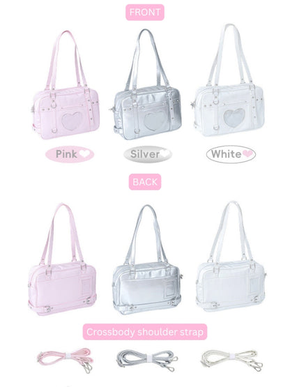 Cyber-Chic Crossbody Shoulder Ita Bag