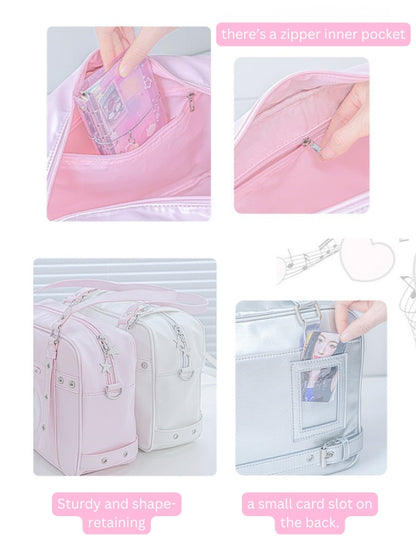 Cyber-Chic Crossbody Shoulder Ita Bag