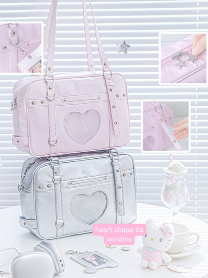 Cyber-Chic Crossbody Shoulder Ita Bag