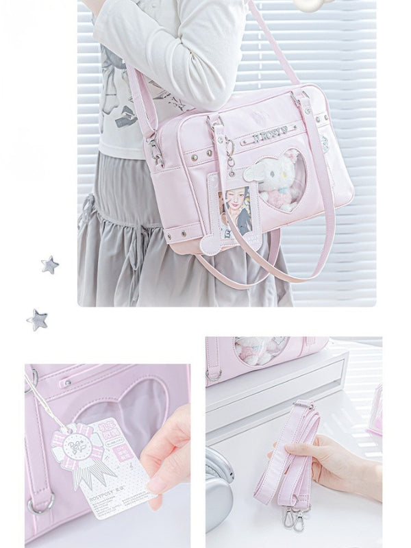 Cyber-Chic Crossbody Shoulder Ita Bag