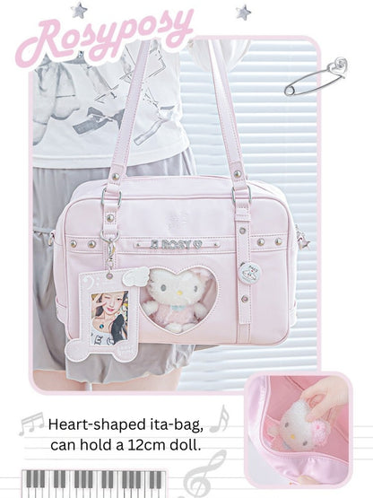 Cyber-Chic Crossbody Shoulder Ita Bag