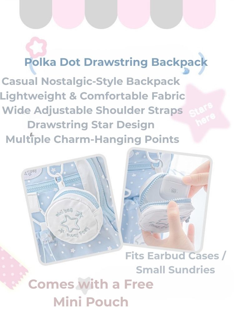 DOT DOT Drawstring Backpack