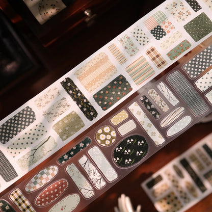 Floral Patchwork Premium Die-Cut Journaling Tape
