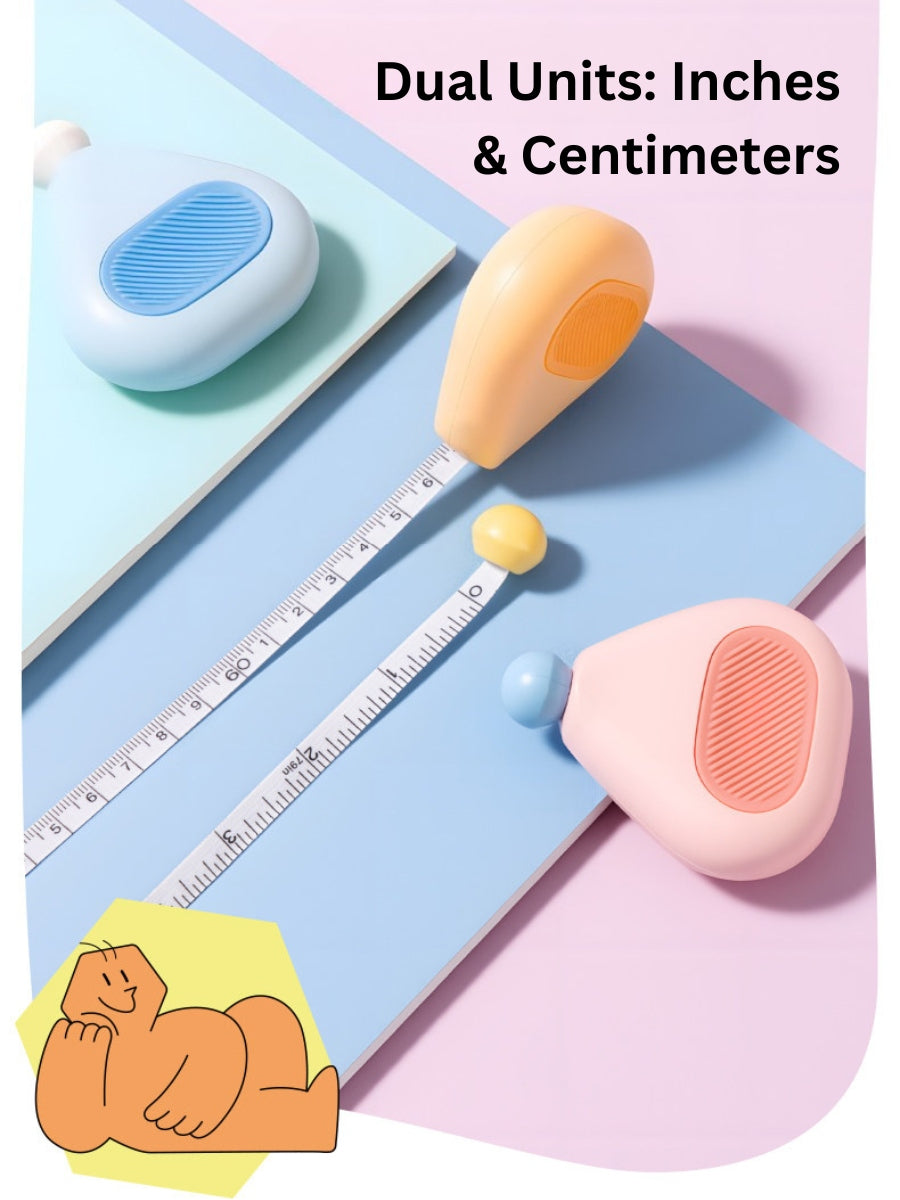 Dopamine Triangle 2m Retractable Soft Sewing Ruler