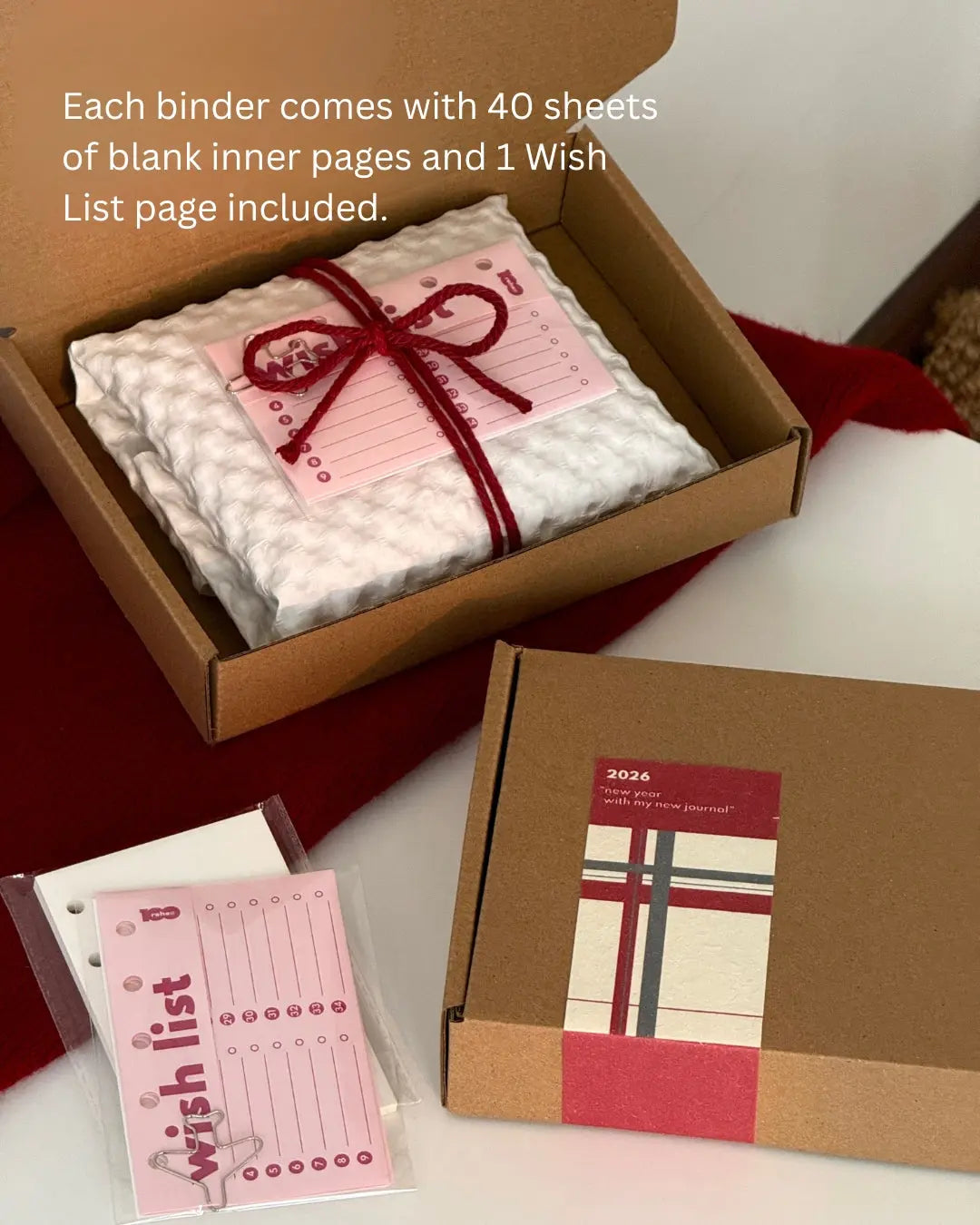 2026 Edition - Original Good Fortune Pillow Loose-Leaf Notebook Cover ChicChoi