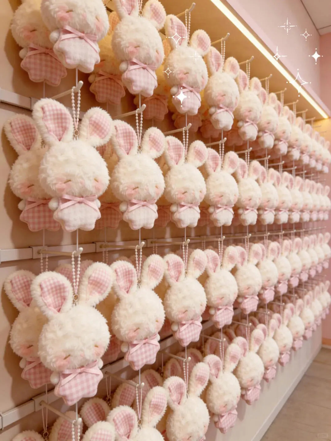 Easter Emotional Support Mini Bunny Angel Charms ChicChoi