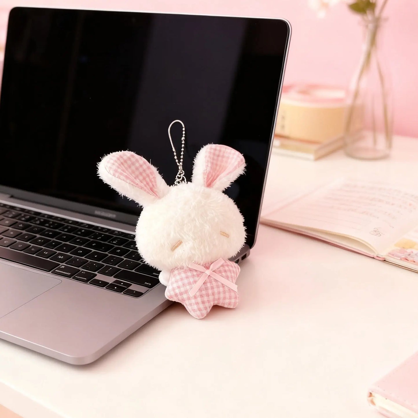 Easter Emotional Support Mini Bunny Angel Charms ChicChoi