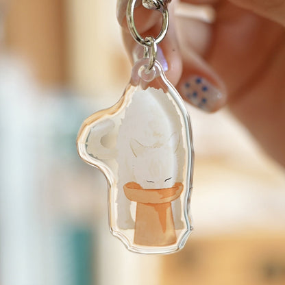 Purrfect Cat Keychains – Original Acrylic Charms