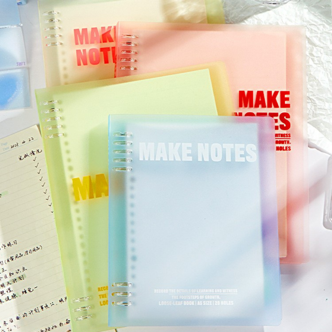 Energetic Hardcover B5/A5 Binder Notebooks