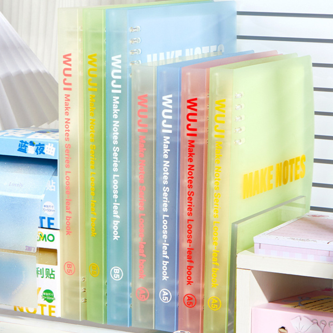 Energetic Hardcover B5/A5 Binder Notebooks