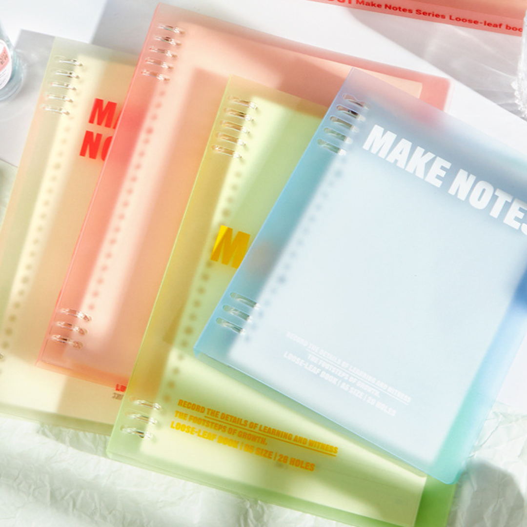 Energetic Hardcover B5/A5 Binder Notebooks