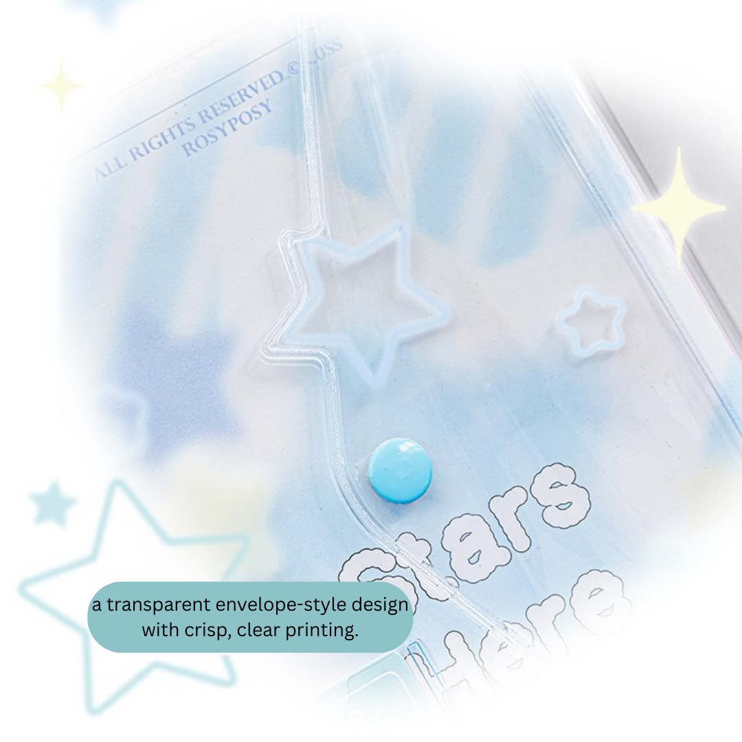 Envelope Star Coil Notebooks - Cute DIY Loose-leaf Journal