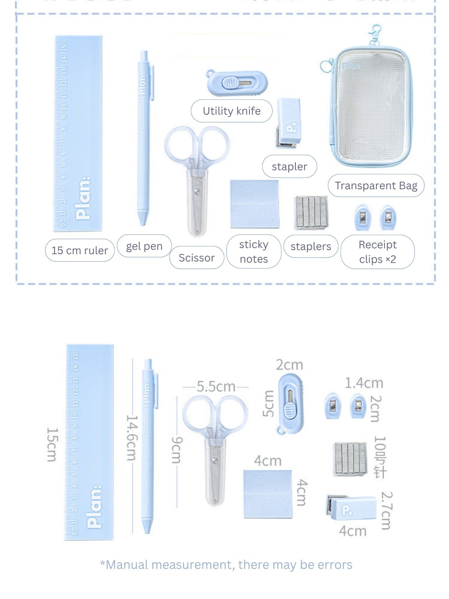 Everyday Efficiency Pouch – 10-in-1 Portable Stationery Kit