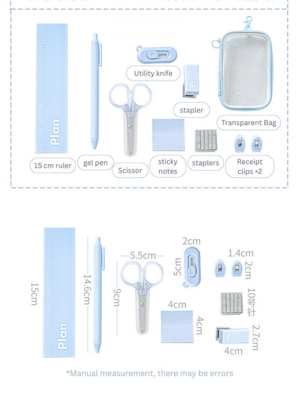 Everyday Efficiency Pouch – 10-in-1 Portable Stationery Kit