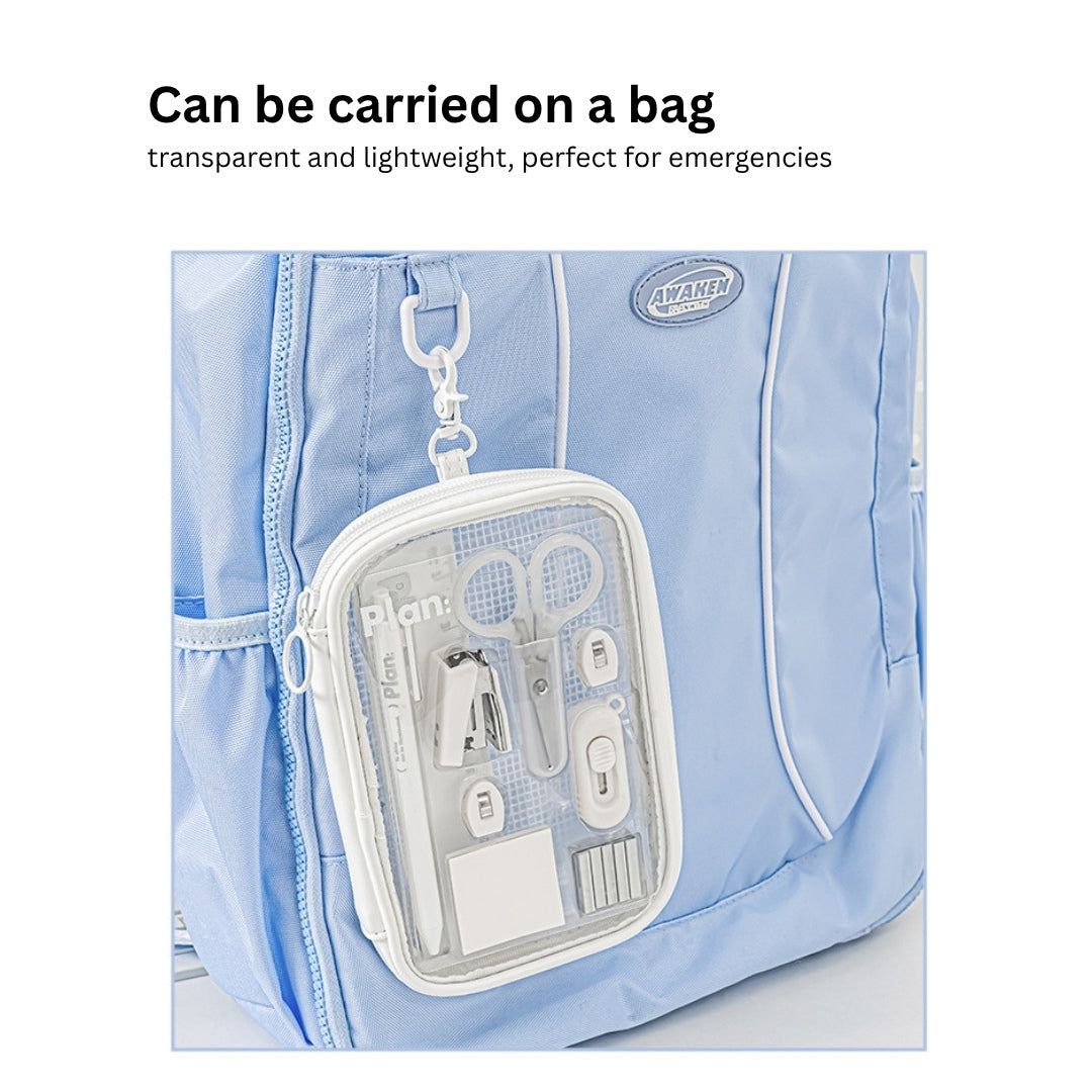 Everyday Efficiency Pouch – 10-in-1 Portable Stationery Kit