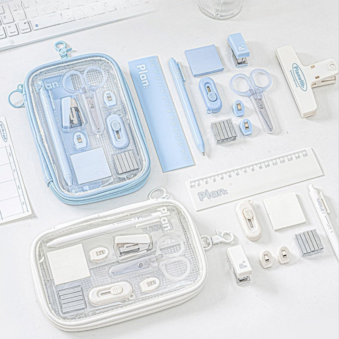 Everyday Efficiency Pouch – 10-in-1 Portable Stationery Kit