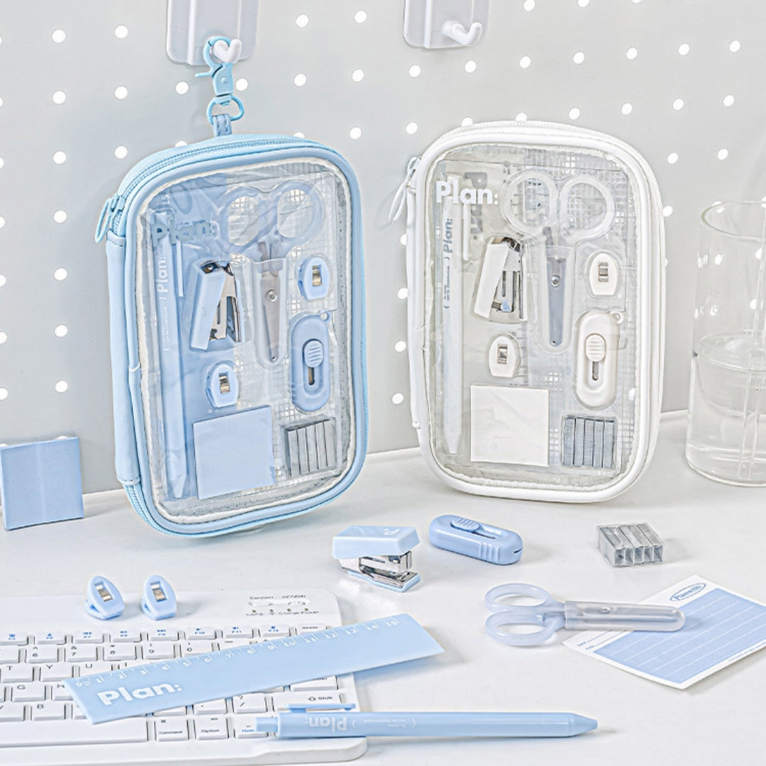 Everyday Efficiency Pouch – 10-in-1 Portable Stationery Kit