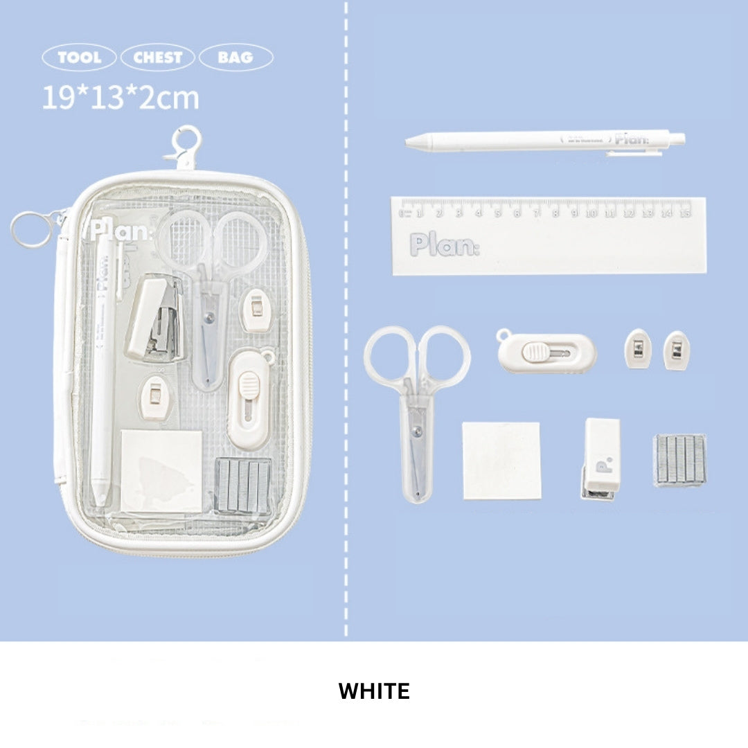 Everyday Efficiency Pouch – 10-in-1 Portable Stationery Kit