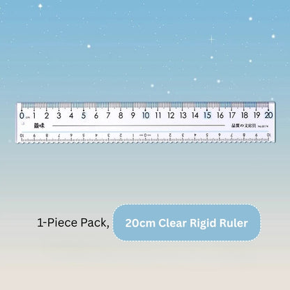 Eye-Ease Flow Clear Anti-Fatigue Ruler (15cm & 20cm)