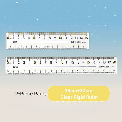 Eye-Ease Flow Clear Anti-Fatigue Ruler (15cm & 20cm)